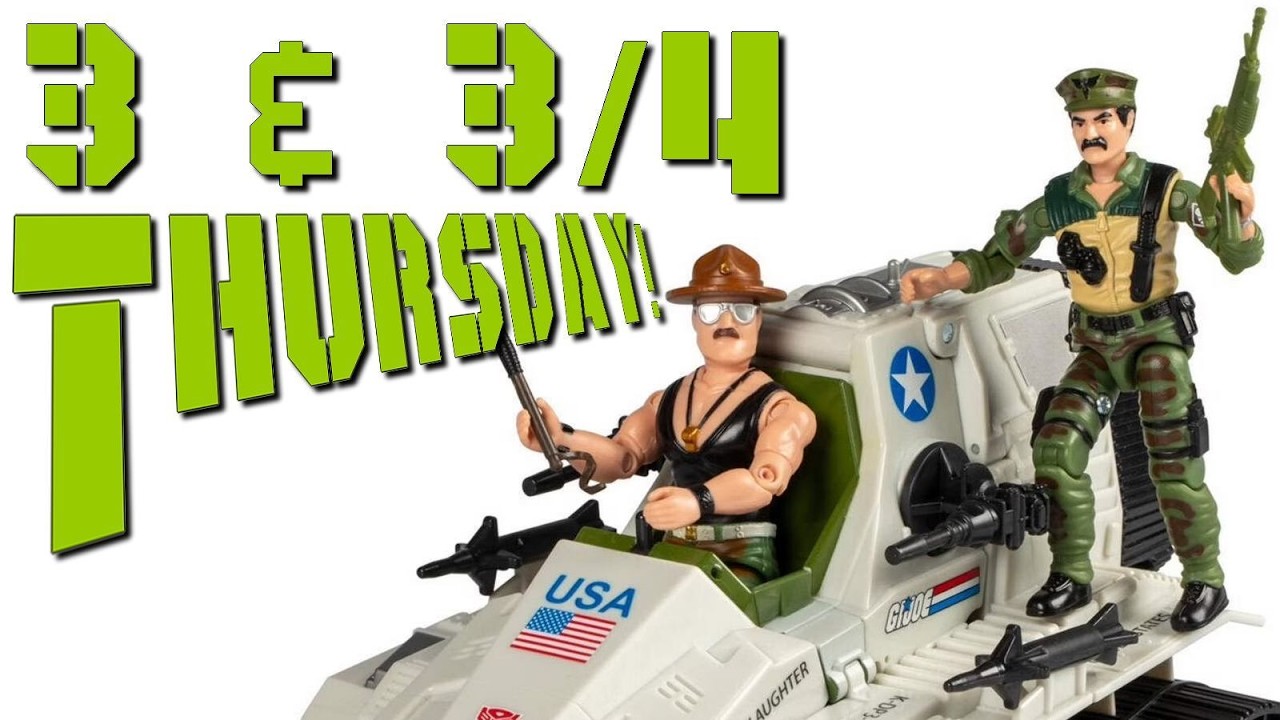 3 & 3/4 Thursday! GI June! Hasbro's O-Ring Joes that came with Kup