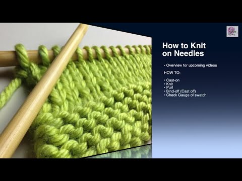 How to knit a blanket for beginners with straight needles