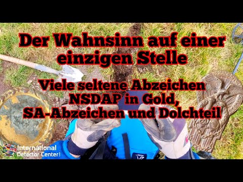 SA-Dolch Teil und Abzeichen, Abzeichen, Abzeichen... Krasse Runde beim Sondeln❗️Metaldetecting