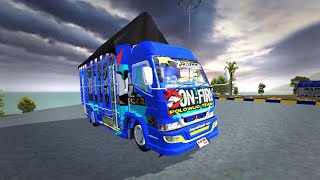 MOD BUSSID TRUCK CANTER MUKHLAS ONE FIRE