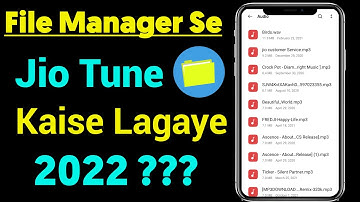 File Manager se Jio tune kaise lagaye | How to set Jio tune from file manager