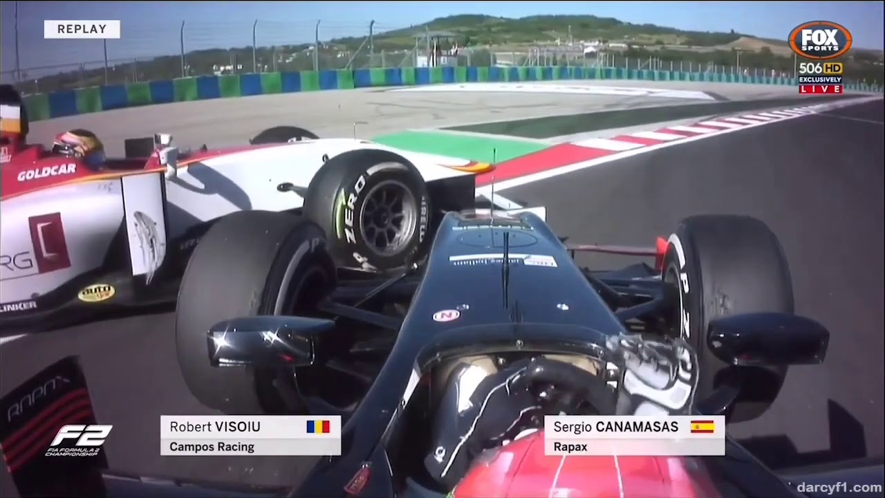 F2 2017 Spain Canamasas Crashes