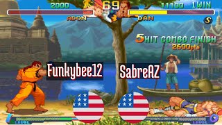 Street Fighter Alpha 2 - Funkybee12 (US) vs SabreAZ (US) - 2021-09-21