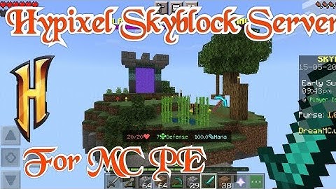 Best Skyblock Server For Mcpe || With Minions || Full Like Hypixel || By Imperial Gamerz ||