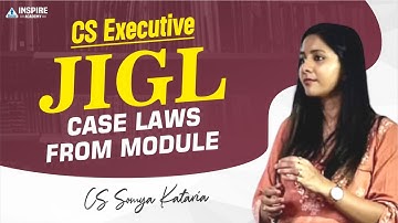 JIGL CASE LAWS Lec 2 from module  | Free Exam Oriented Batch |Dec 2025| CS Somya Kataria