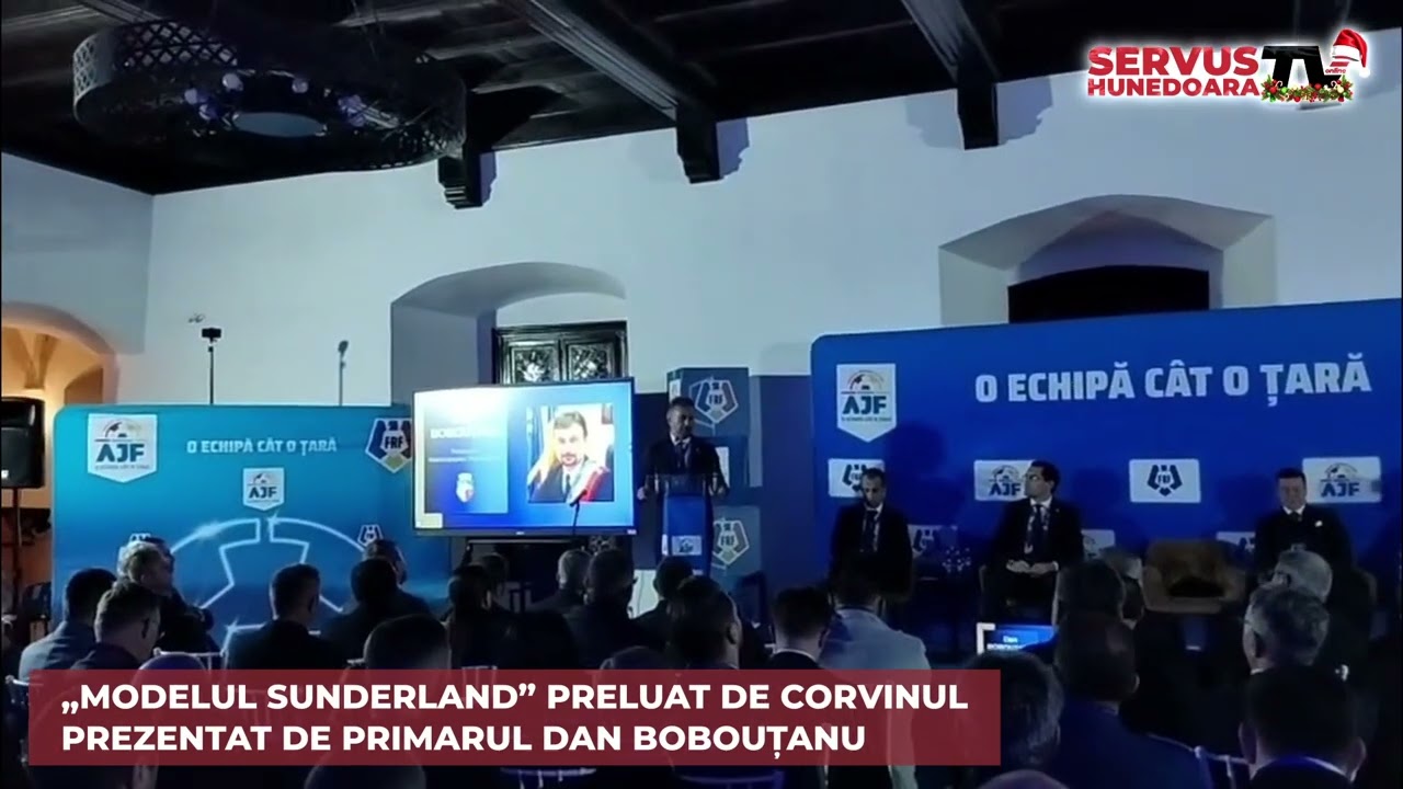 „Modelul Sunderland” preluat de Corvinul, prezentat de primarul Dan Bobouțanu
