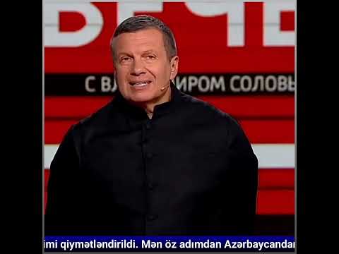 Solovyov Azərbaycandan üzr istədi: "Bu mənim şəxsi siyasi səhvim idi"