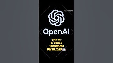 Top 10 AI Tools YouTubers Use in 2025 🤖 #shorts #AI