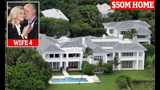 Rush Limbaugh's widow Kathryn to inherit his $51million Florida home