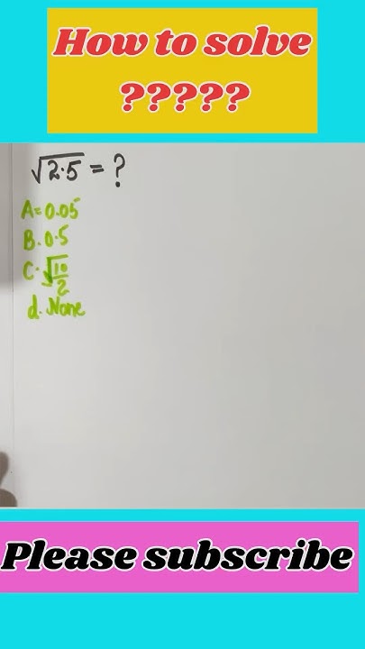 how-to-solve-under-root-with-easy-and-simple-method-math-mathematics