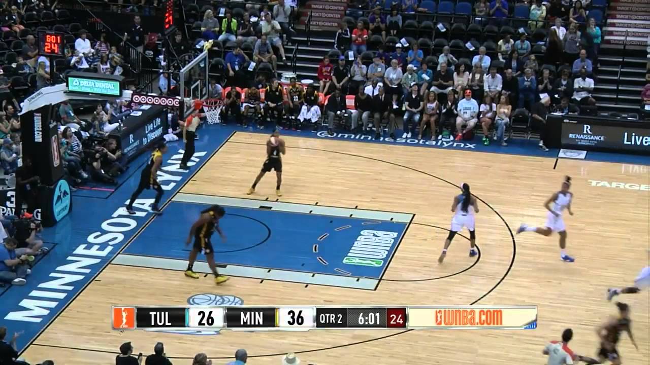 Maya Moore scores 32 points as Minnesota Lynx beats Tulsa Shock - YouTube