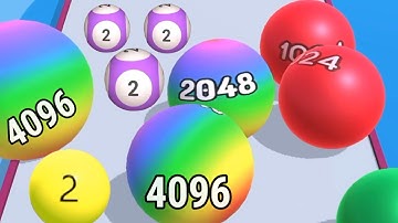 Ball Run 2048 | ball run 2048 ball 3d video games Trailers walkthrough Android, iOS Update Levels#10