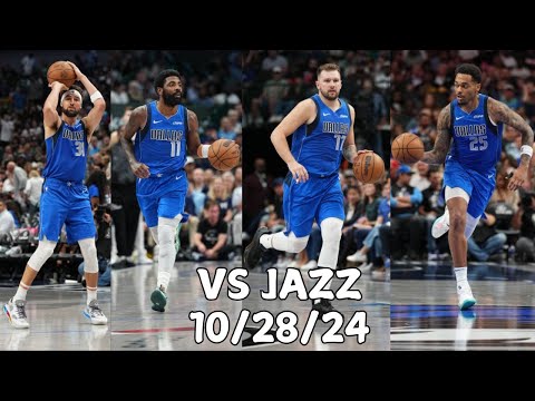 Dallas Mavericks Team Highlights vs the Jazz (10.28.2024