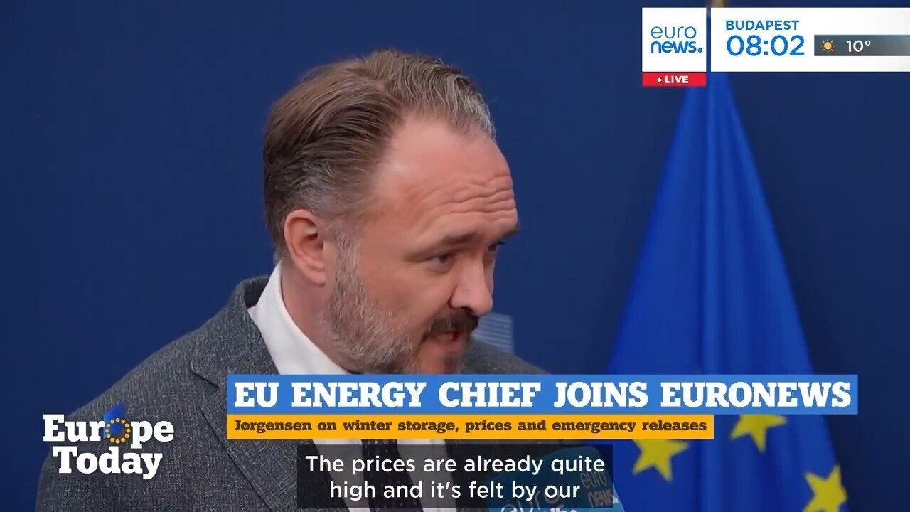 EU energy chief: "Energy prices will get worse in winter"