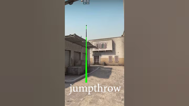 Dust 2 fast mid door hinge smoke 64 tick #shorts
