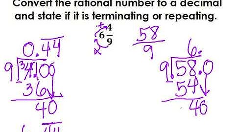 3.1 Rational Numbers and Decimals