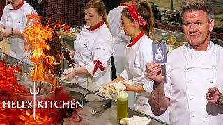 Cooking With Alcohol Challenge Goes Up In Flames | Hell's Kitchen