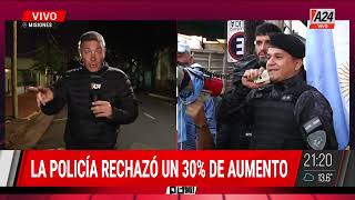 Incidentes en Misiones: docentes y empleados de salud protestaron frente a la casa del Gobernador