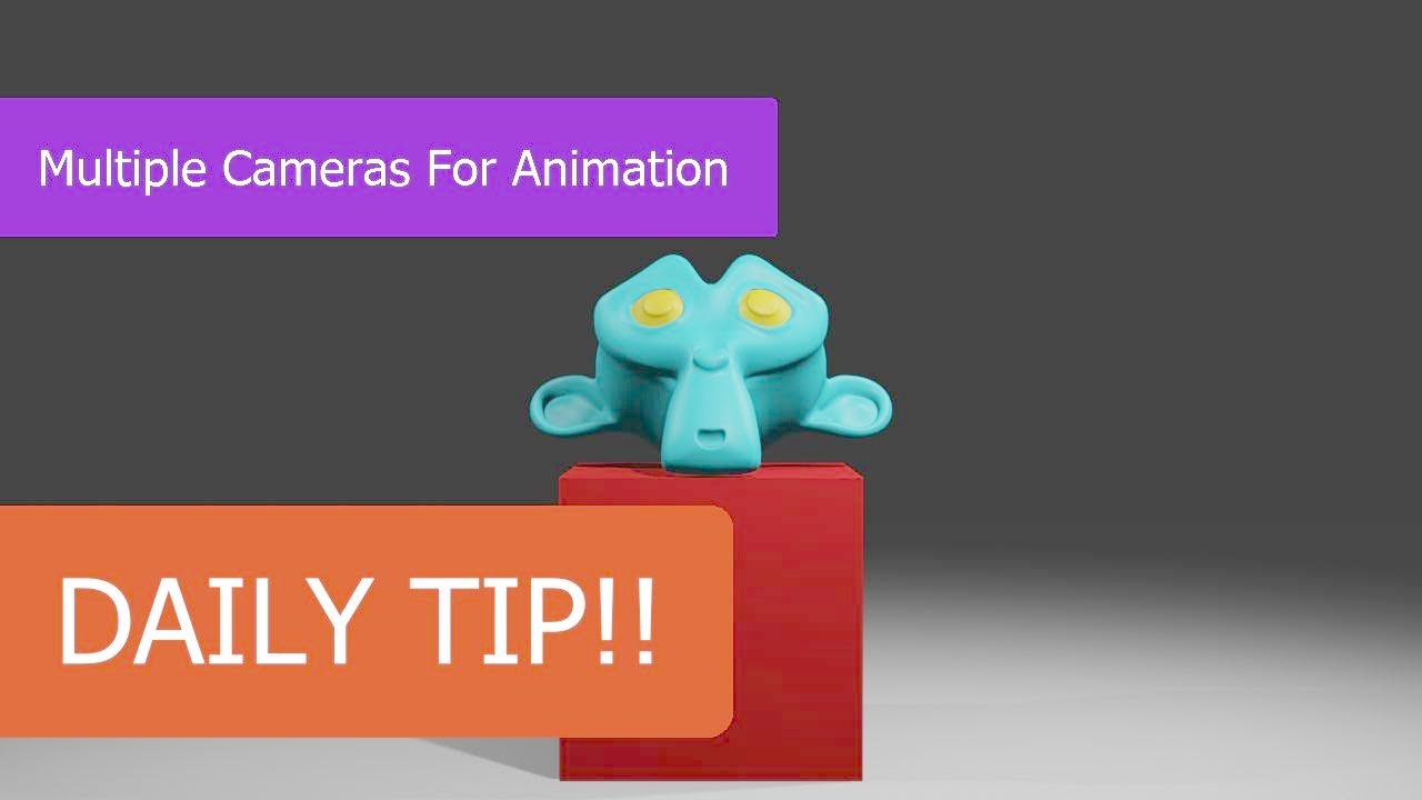 Daily Blender Tip - How To Switch Between Cameras For An Animation ...