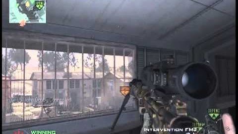Modern Warfare 2 - No-scope (Across the Map)