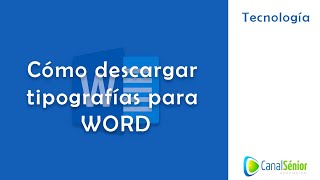 Cómo descargar tipografías para Word