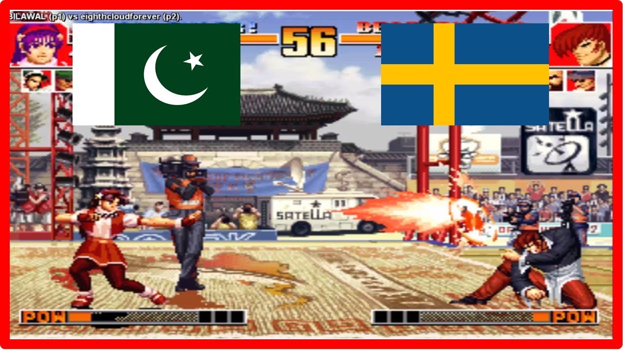 king of fighters 97  2022 Update  Kof 97 - BILAWAL (pakistan) vs eighthcloudforever (sweden) Fightcade