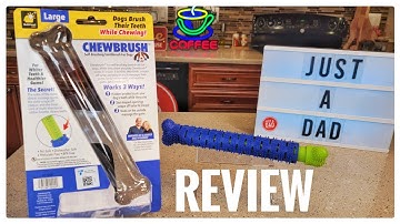 As Seen ON TV Dog ChewBrush Toothbrush Dog Toy Review by BulbHead