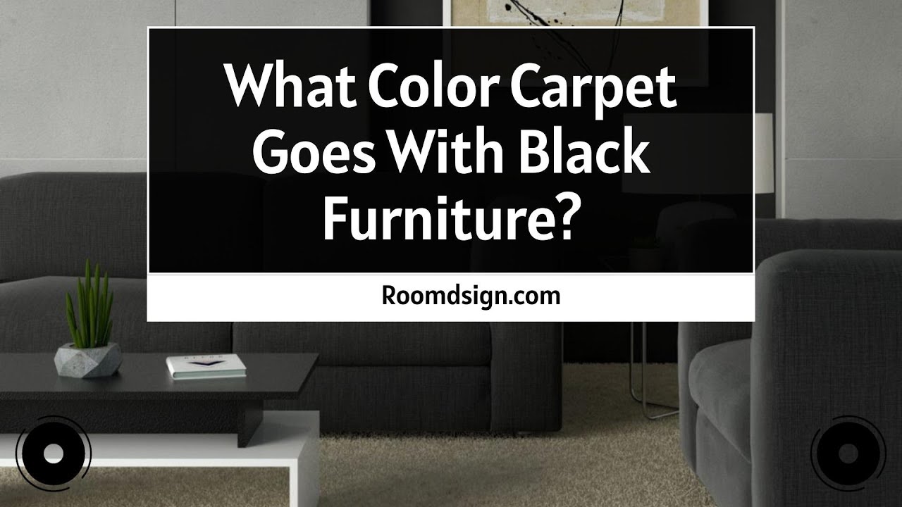 Stylish Carpet Ideas for Living Room with Black Furniture