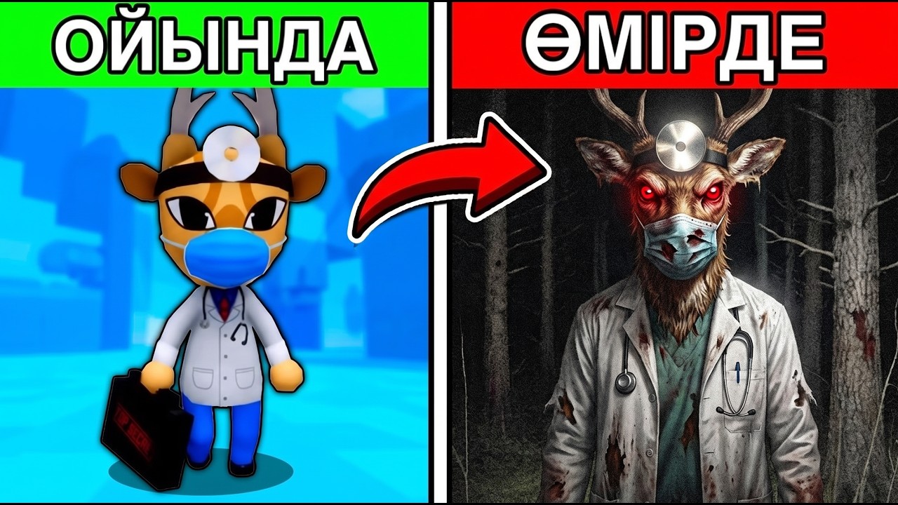 😱БОЛЬНИЦАДАҒЫ ДОКТОРДЫҢ Жасырып Жүрген СЕКРЕТІН Біліп Қойдым! Бүкіл Әлемді Жаулап Алмақшы! ROBLOX!