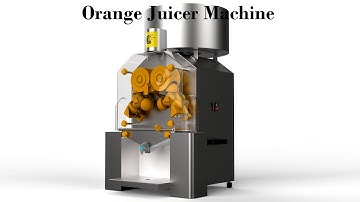 Efficient Orange Juice Made Easier With This New Machine, #solidworks, #juicer,#orange,#innovation