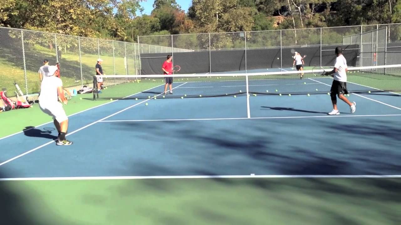 live ball tennis