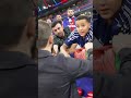 Islam was having a great time with the PSG fans 🇫🇷