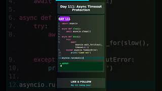 STOP PYTHON FREEZES! 🛑 Async Timeout SECRET REVEALED! #shorts #viral