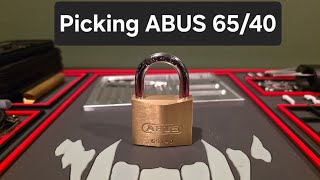 (179) How to pick an ABUS 65/40 padlock