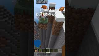 Foxes Are So Dumb (Minecraft)