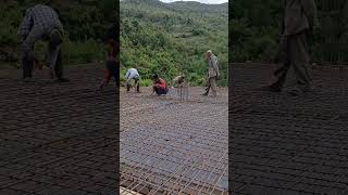 making salb bar settlement for building slab #village 🇳🇵