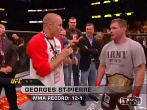GSP Is Not Impressed By Matt Hughes' Performance
