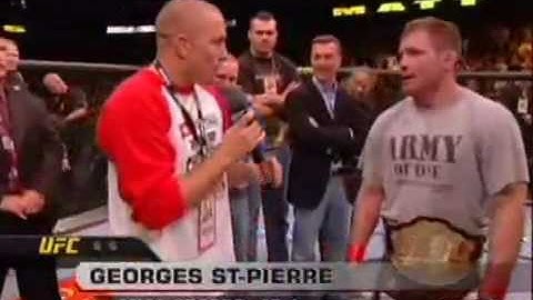 GSP Is Not Impressed By Matt Hughes