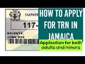 How to apply for trn in jamaica