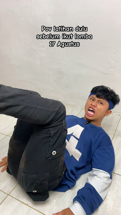 Sebelum ikut lomba 17 agustus latihan dulu #ardikatamps #comedy