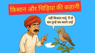 Kisan Aur Chidiya Ki Kahani Hindi Moral Storyhindi Kahani Cartoon New 2025