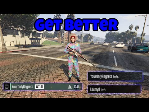 GTAV Online My Hater Like To Follow Me