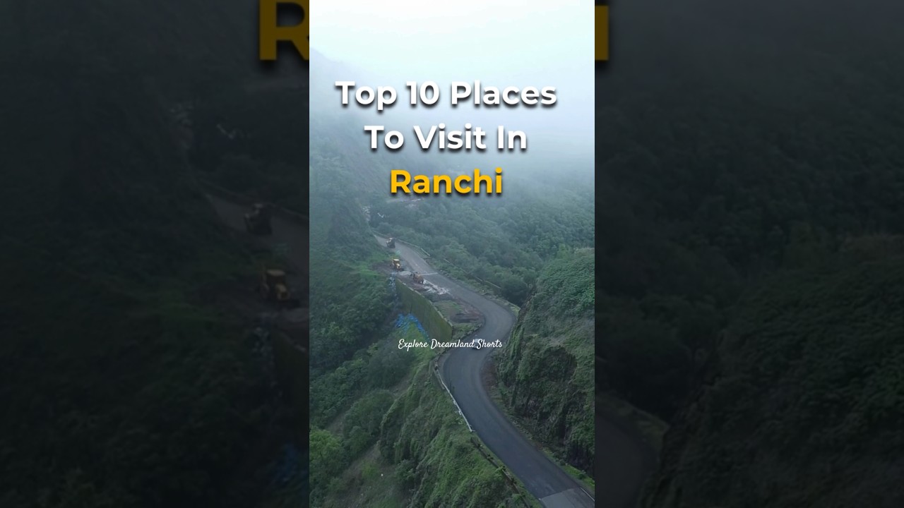 Top 10 Places to visit in ranchi #new #trending #youtubeshorts #shorts