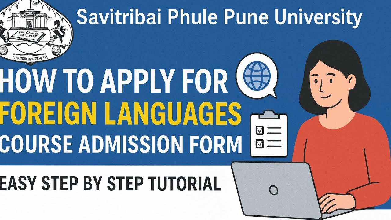 Savitribai Phule Pune University | How to Apply for Foreign Languages - Easy Step by Step Tutorial