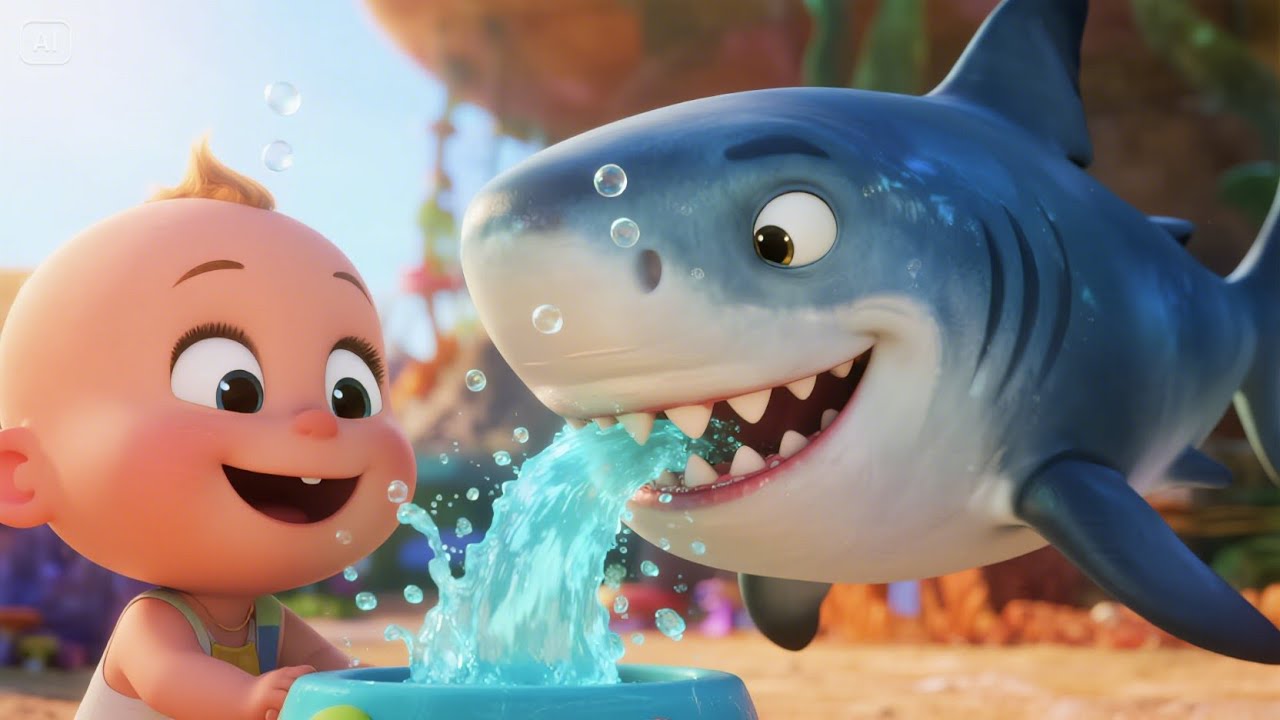 Brush Your Teeth with Sparkle Shark | Fun Teeth Brushing Song for Kids ...
