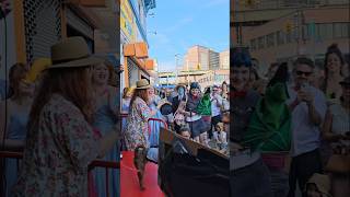 Pee Wee Herman Lookalike contest! This time with music! #coneyisland #nyc #peeweeherman #paulreubens