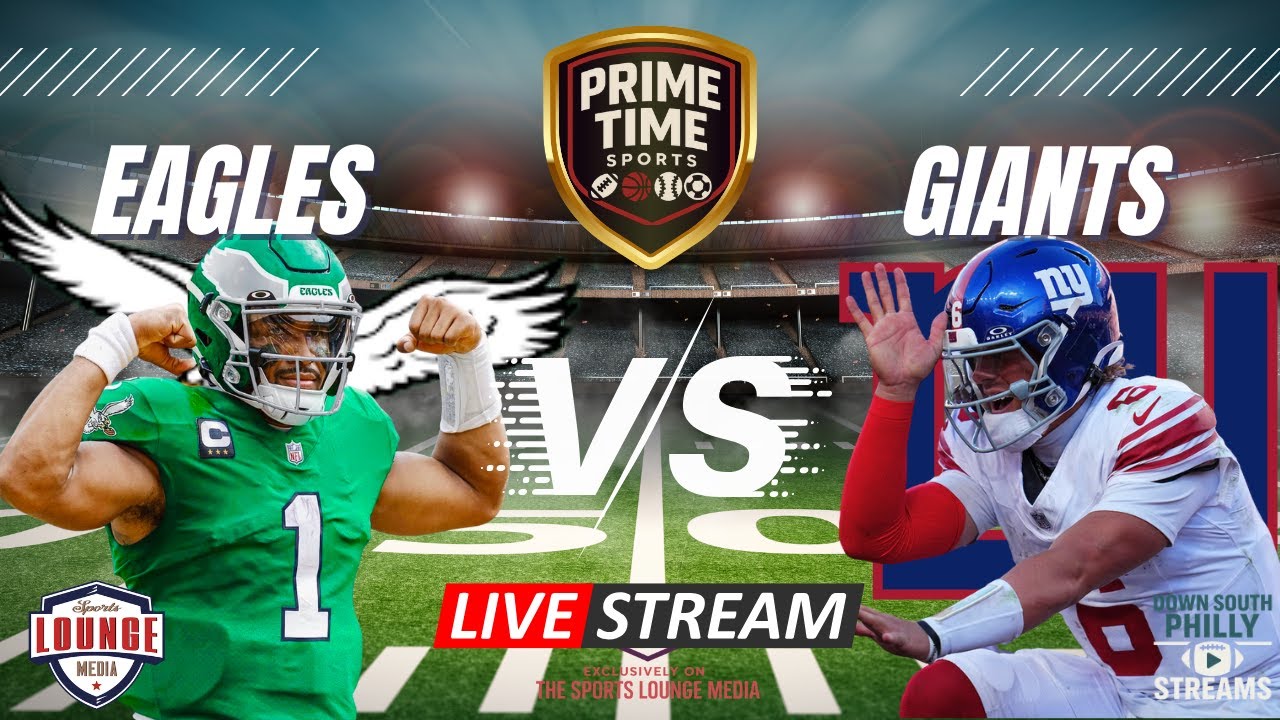 🏈 NFC East Showdown LIVE: Eagles vs Giants | Revenge or Season Sweep?