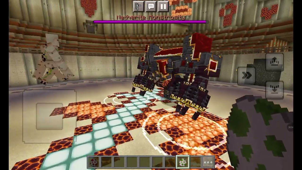 Netherite Monstrosity Rework (finished) mcpe/mcbe