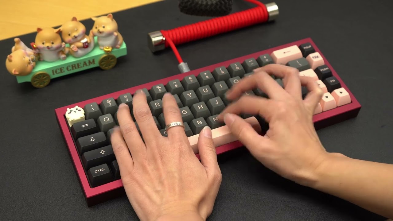 HMX Blue Topaz Linear Switches Sound Test - YouTube