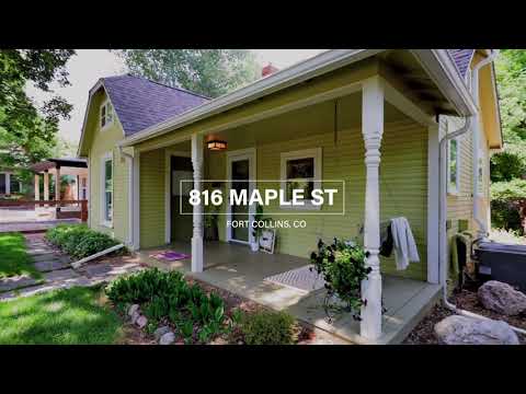 816 Maple St, Fort Collins, CO home video tour